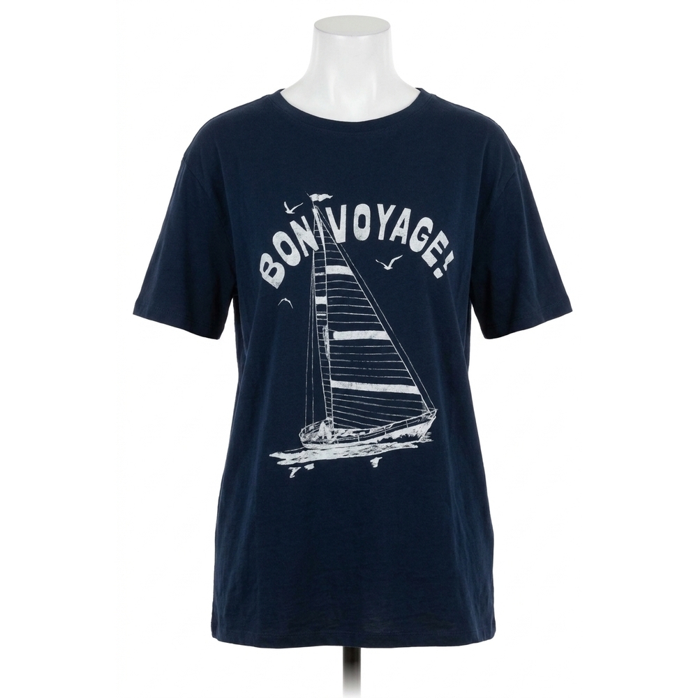 NEW Z SUPPLY voyage boyfriend tee in eclipse